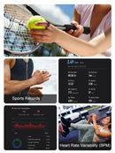 Novo Smart Ring R09 – Monitor de Saúde, Múltiplos Modos Esportivos, Medição de Temperatura da Pele, Resistente à Água 5ATM