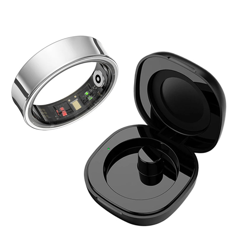 Novo Smart Ring R09 – Monitor de Saúde, Múltiplos Modos Esportivos, Medição de Temperatura da Pele, Resistente à Água 5ATM